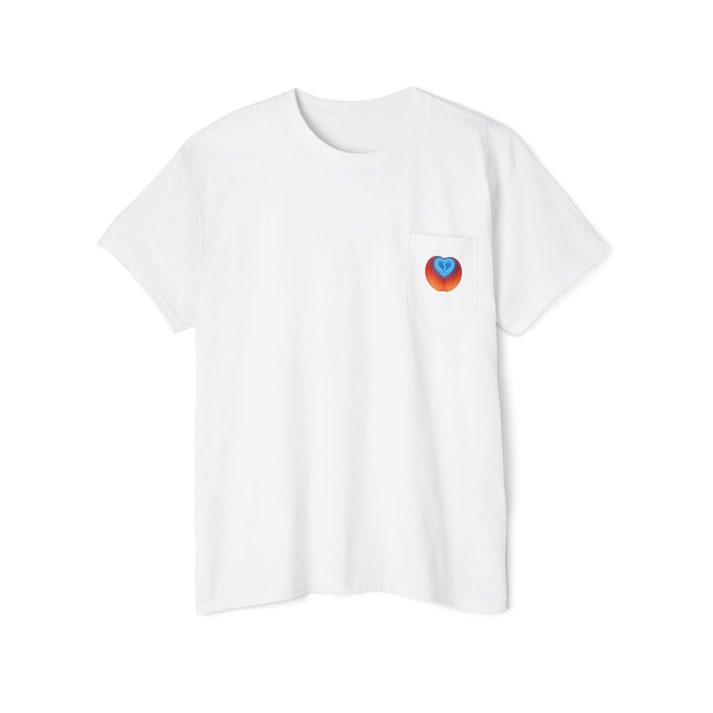 Peach Heart Pocket Tee