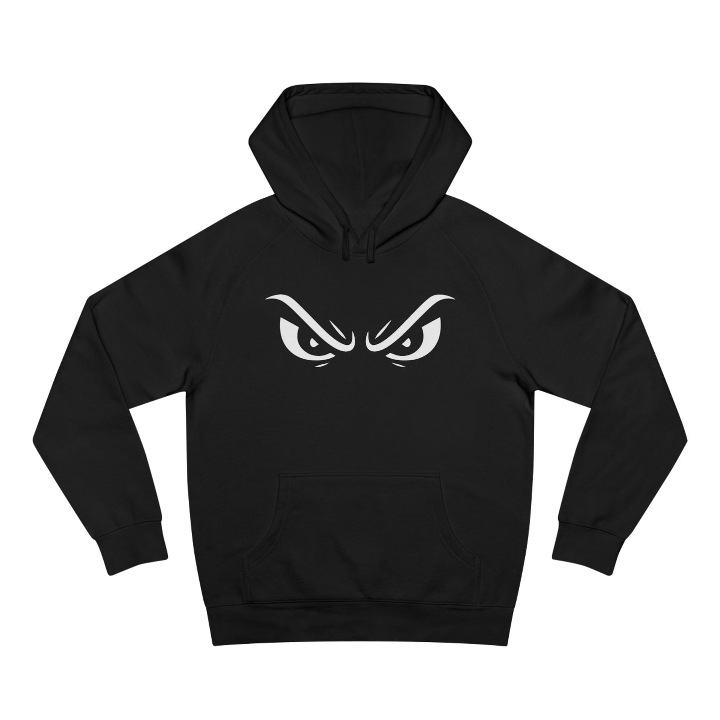 Menacing Eyes Classic Hoodie – Red, Black & White