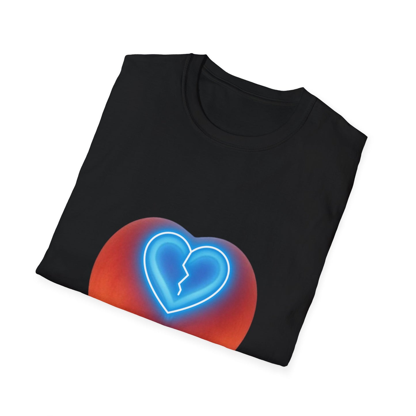 🍑 Peach Broken Heart Logo T-Shirt