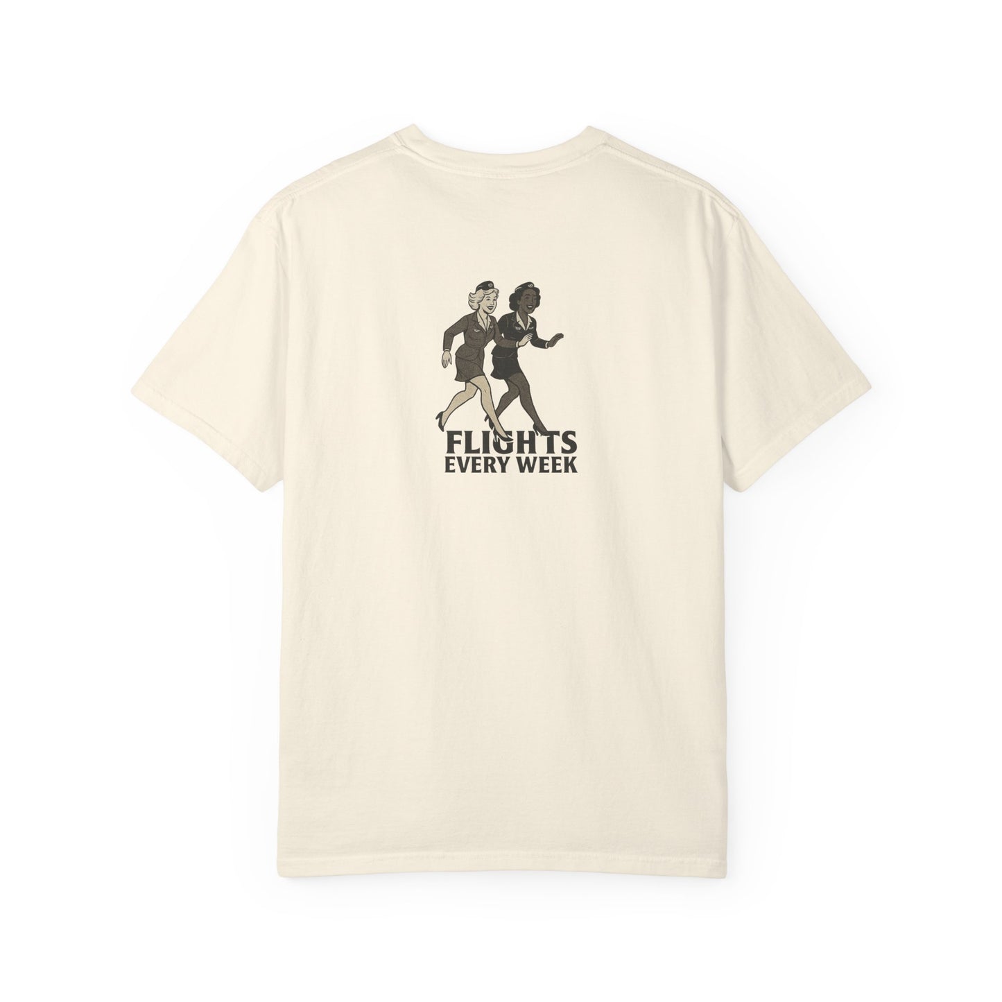 Flights Wings Garment-Dyed T-shirt