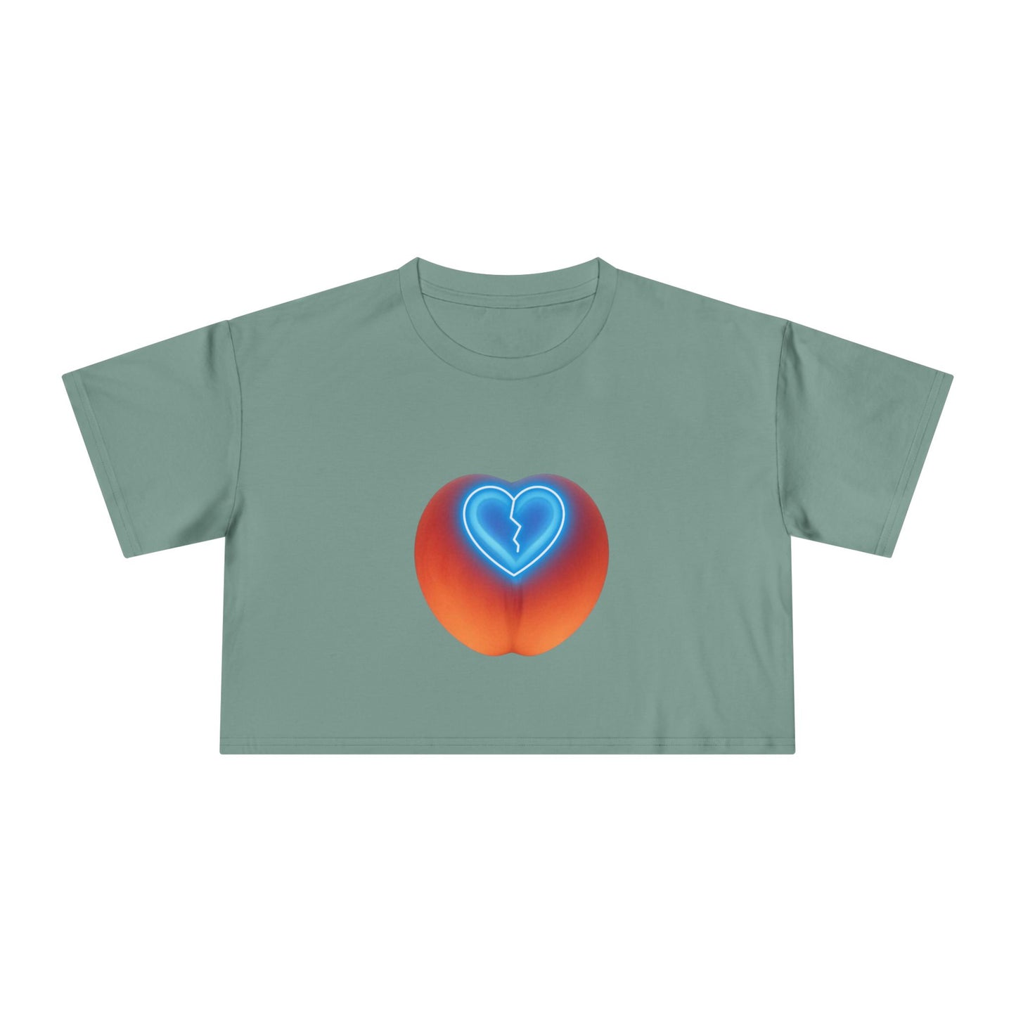 Heartbreaker Women's Crop Tee, Cute Summer Top, Trendy Graphic Shirt, Gift for Her, Valentine's Day Outfit