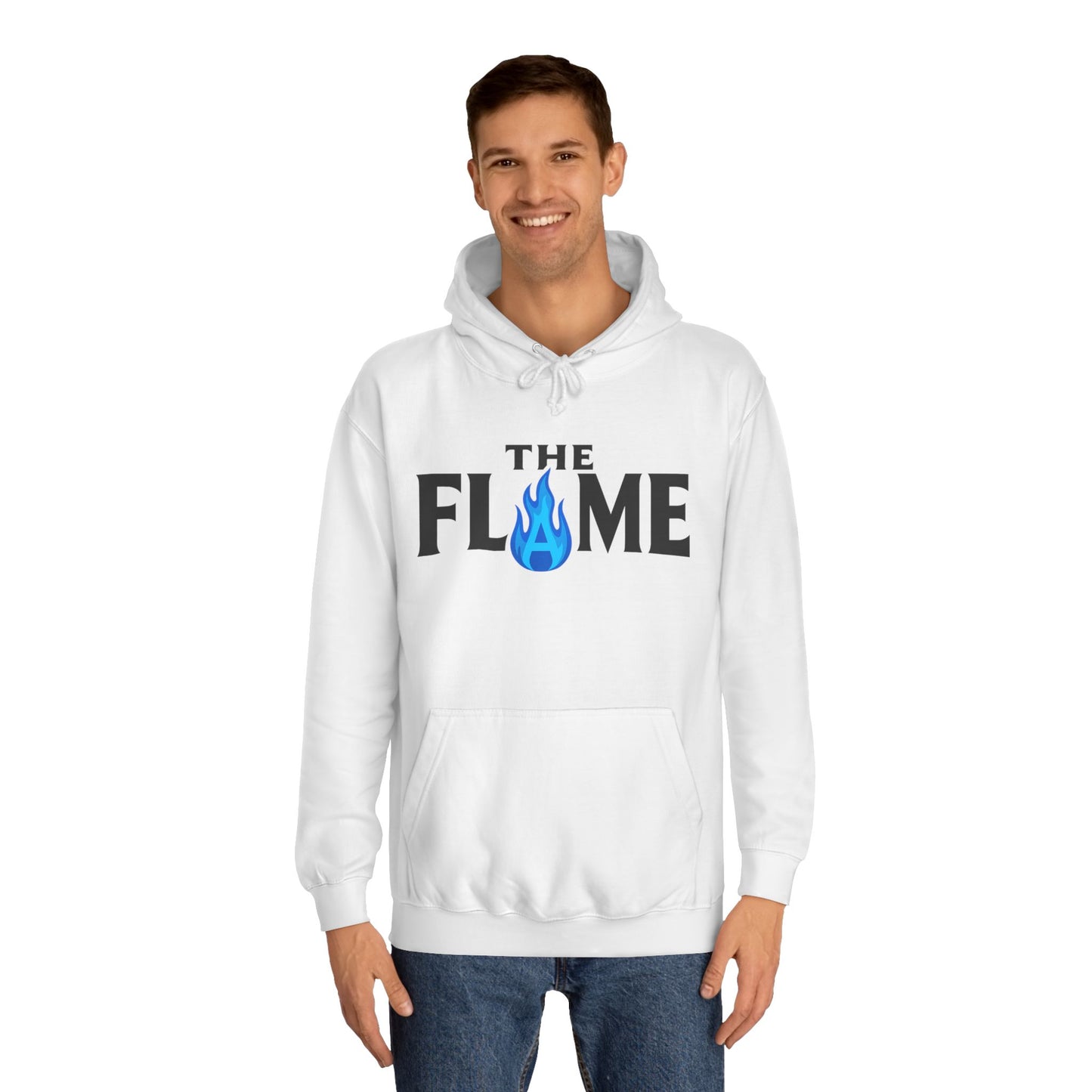 The Flame Unisex College Hoodie – Bold Color Collection