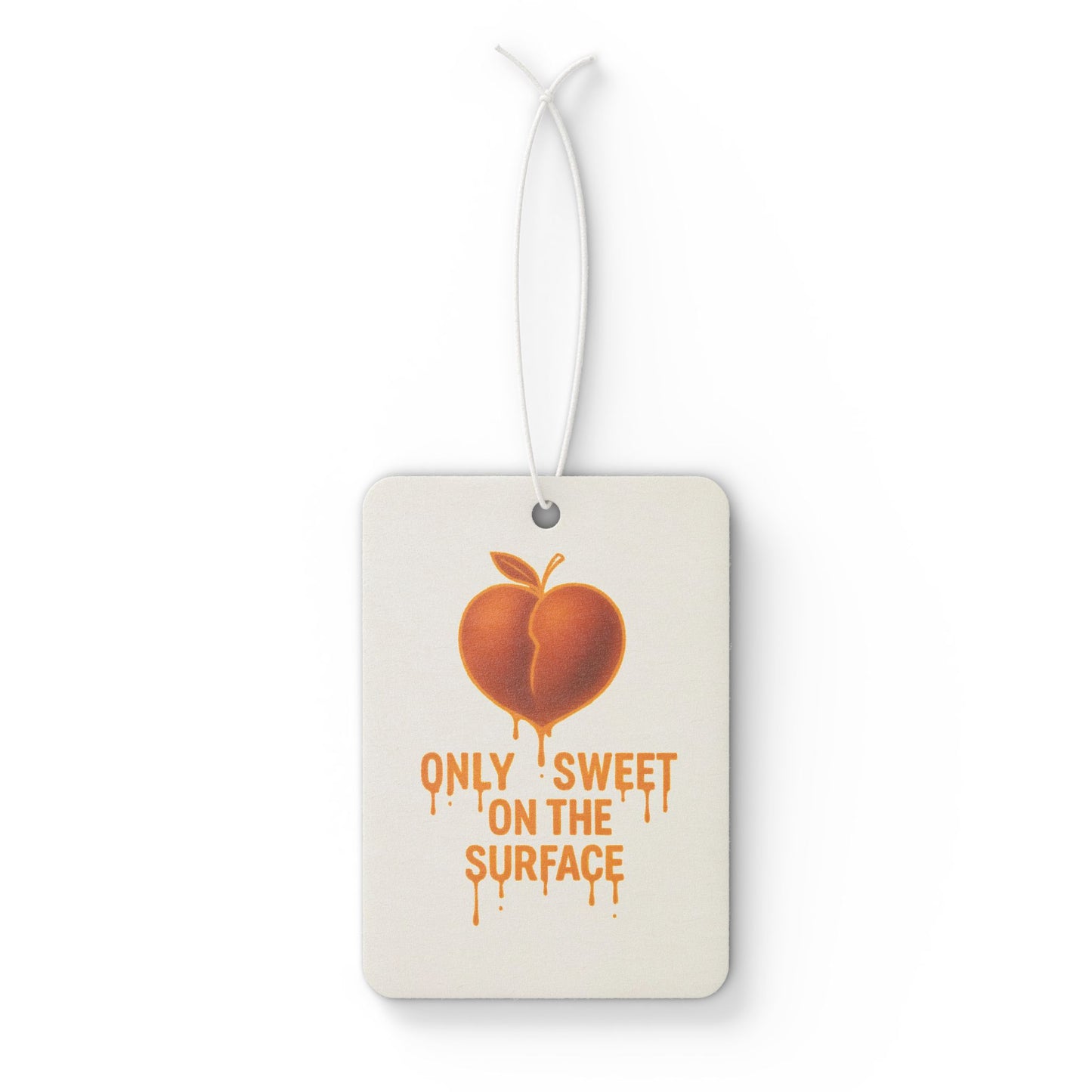 Sweet Peach Car Air Freshener - Aromatic Travel Companion, Gifts for Car Lovers, Home Decor, Cute Car Accessories, Fun Air Freshener
