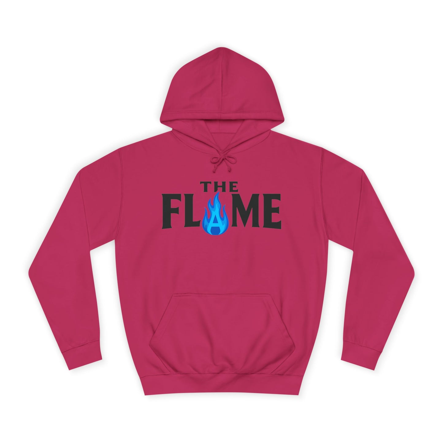 The Flame Unisex College Hoodie – Bold Color Collection