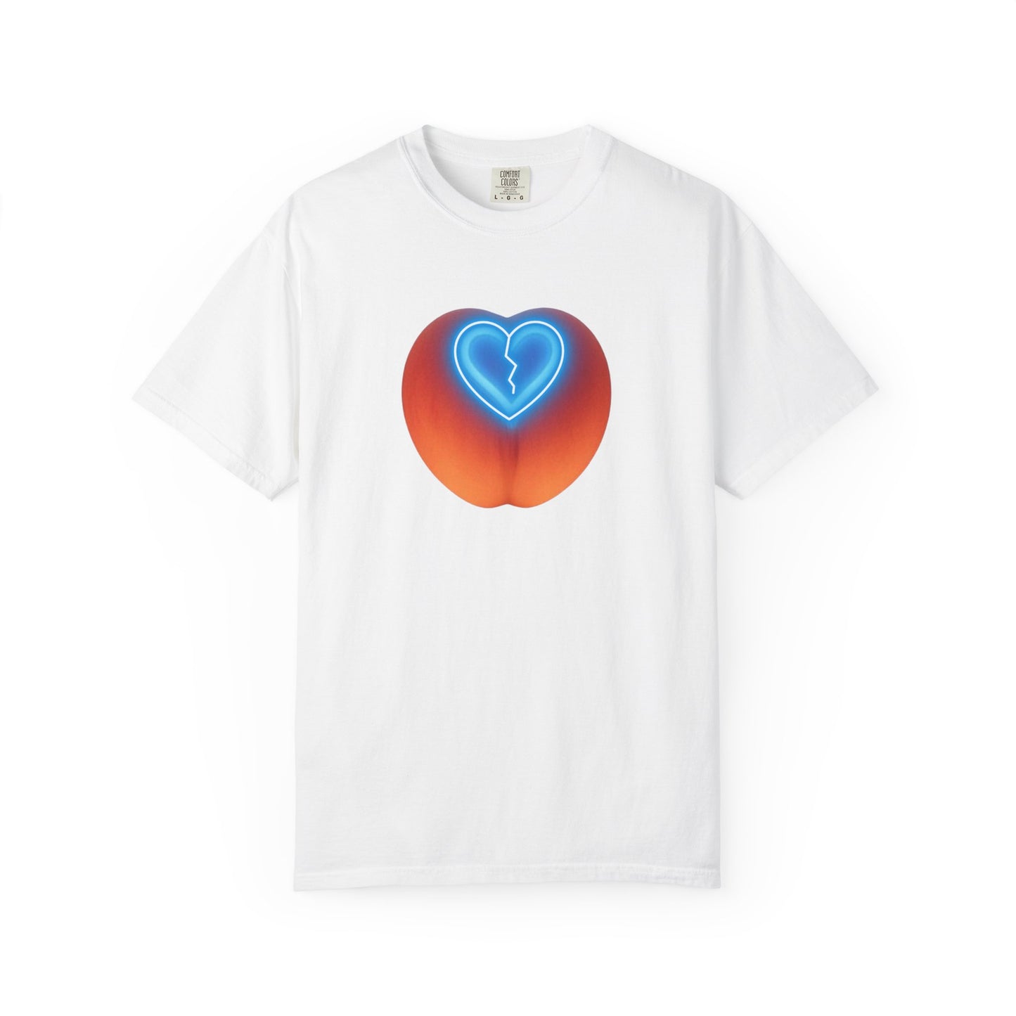 Heartbreak Peach Graphic Tee, Unisex T-shirt, Casual Wear, Gift for Him/Her, Fun Summer Outfit, Music Lover Apparel