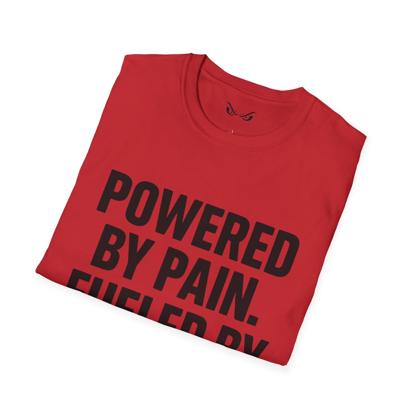 Powered by Pain, Fueled by Faith – Unisex Softstyle T-Shirt
