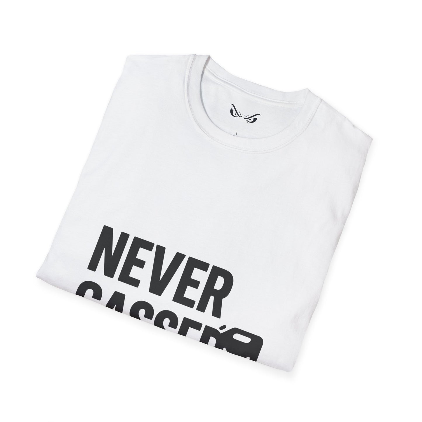 Never Gassed – Unisex Softstyle T-Shirt