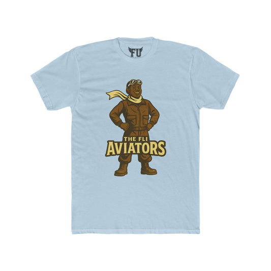 Fli University Aviators Mascot Tee – Retro Bomber Design
