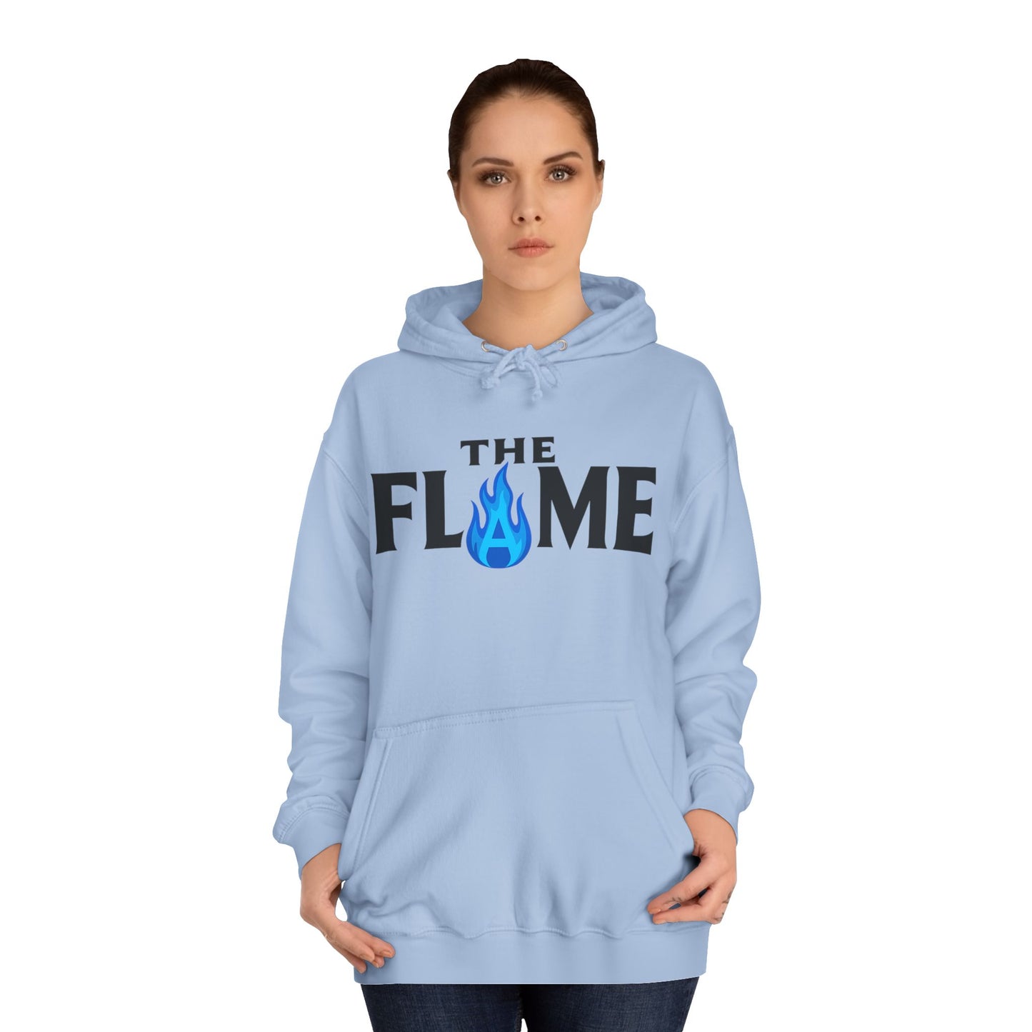 The Flame Unisex College Hoodie – Bold Color Collection