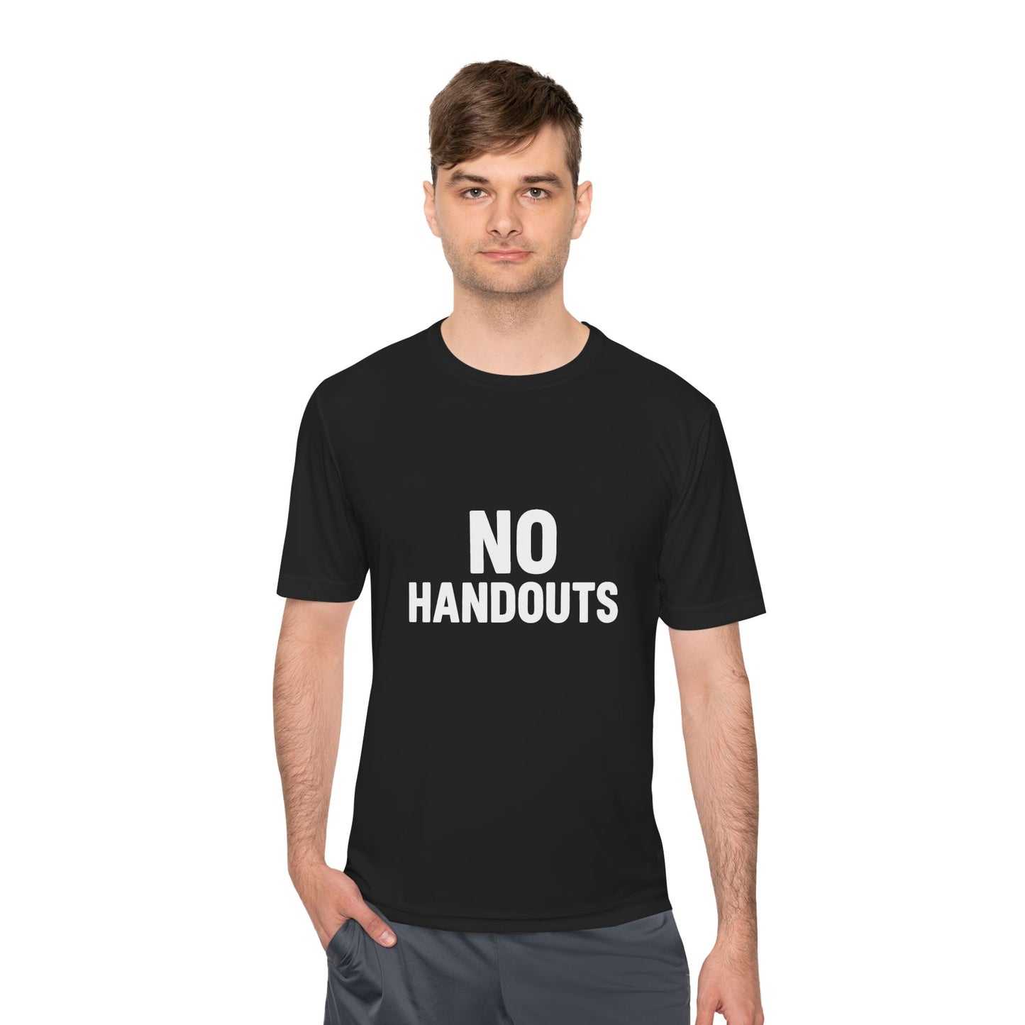 No Handouts – Moisture-Wicking Performance Tee