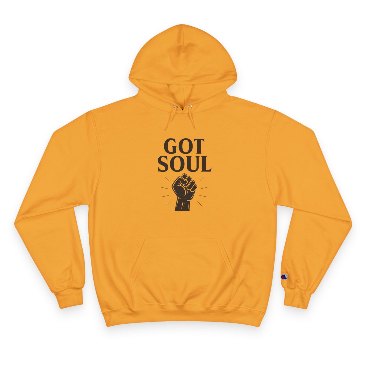 King Tony RHE -Got Soul Hoodie – Raised Fist Graphic (Black, Gold, Maroon, White)