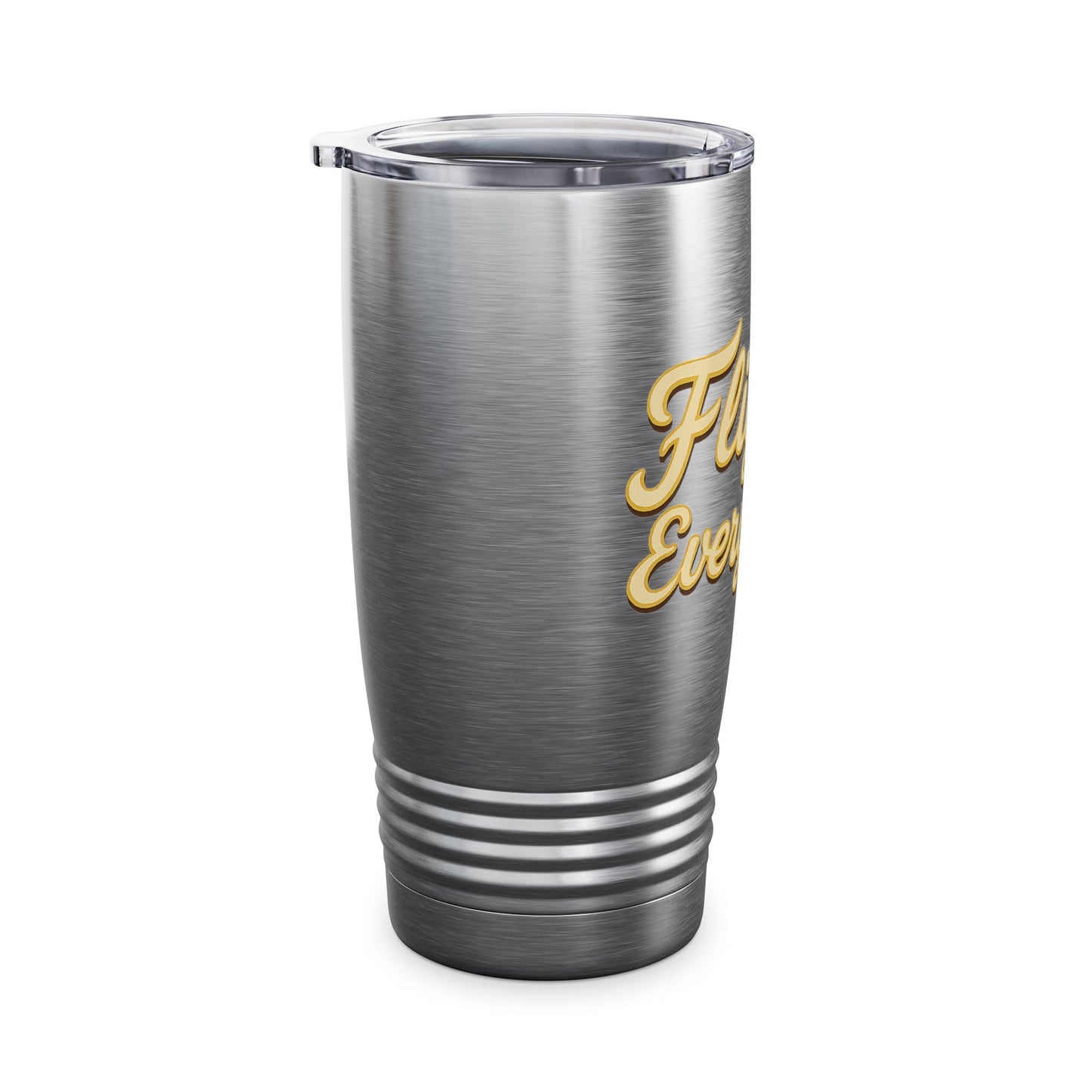 Stylish Travel Tumbler - "Flights Every Week" - Perfect for Adventurers, Travel Enthusiasts, Gifts, Hot Drinks, On-the-Go